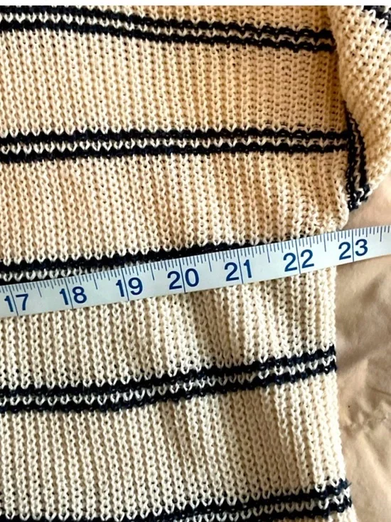 FAHERTY Miramar Linen Cotton Polo Sweater M - Picture 9 of 10